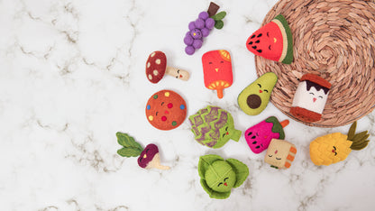 Felt Food Toys & Picnic Basket