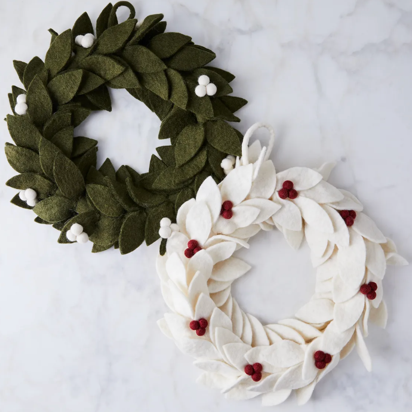 Felt Holiday Wreath