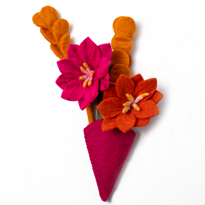 Mini Felt Hanging Bouquets