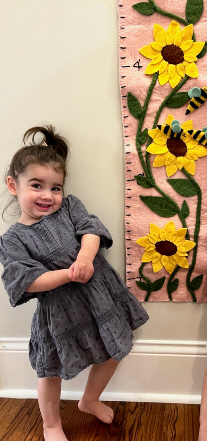 Felt Sunflower Growth Chart