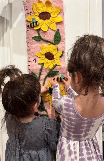 Felt Sunflower Growth Chart