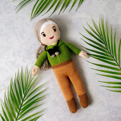 Knit Jane Goodall Doll