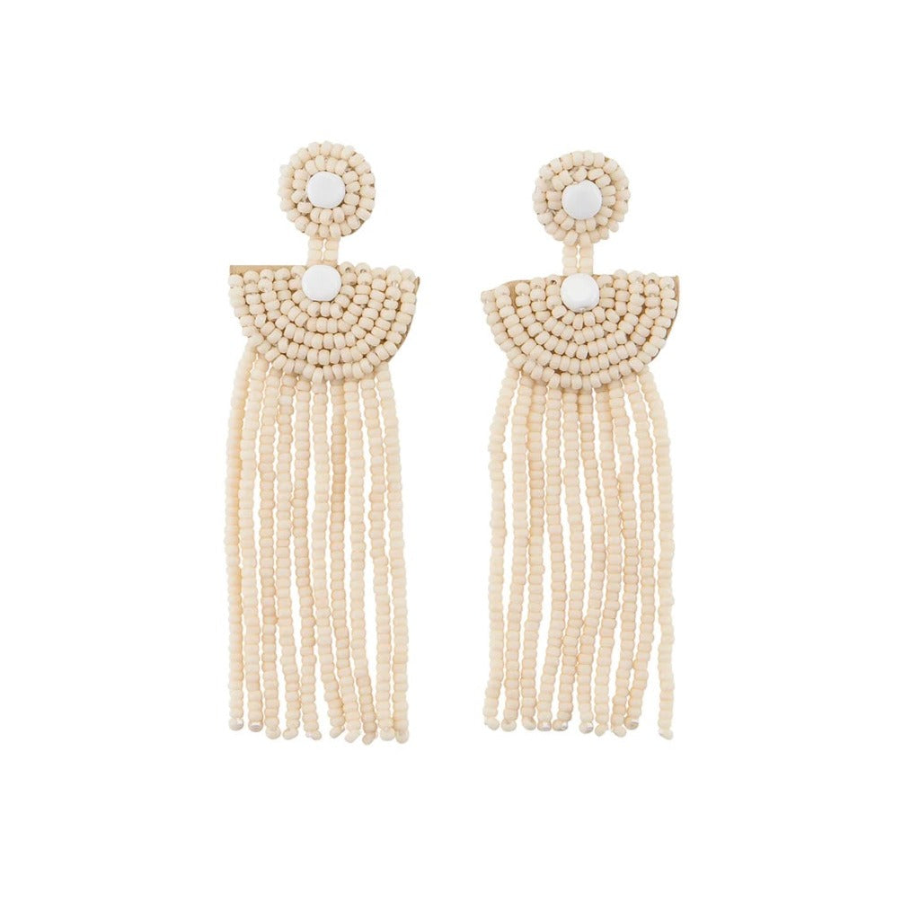 Gold Finish Tassel Earrings Design by House of D'oro at Pernia's Pop Up  Shop 2024