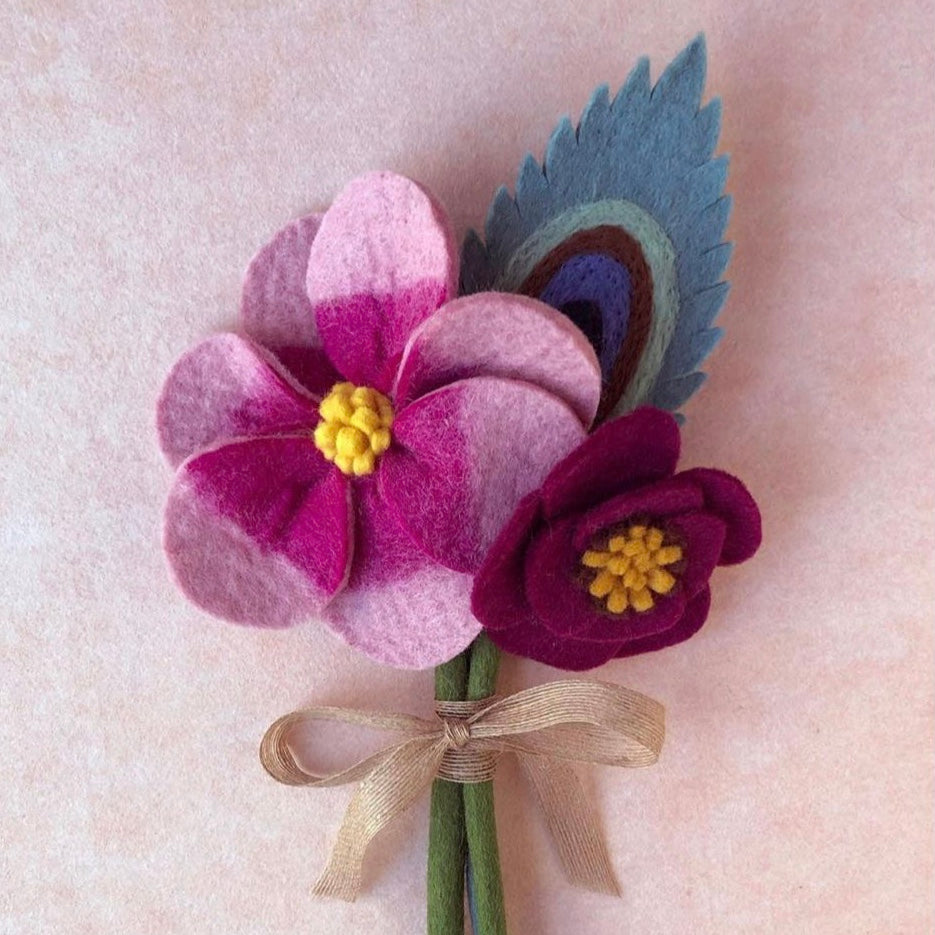 Felt Magnolia Flower