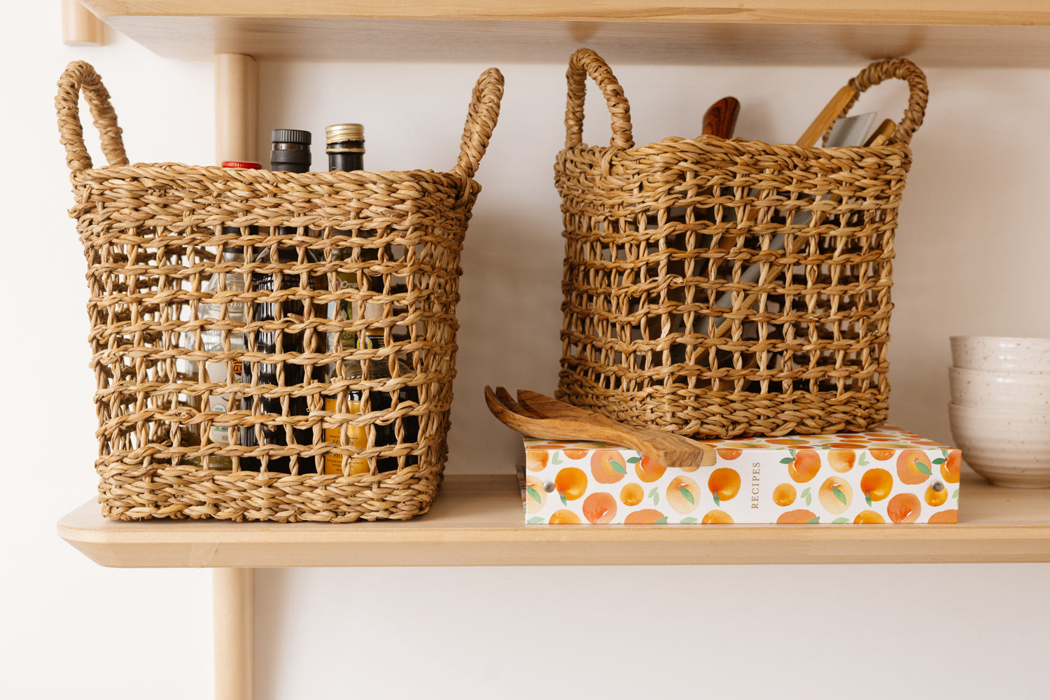 Net Design Baskets, Set of 2