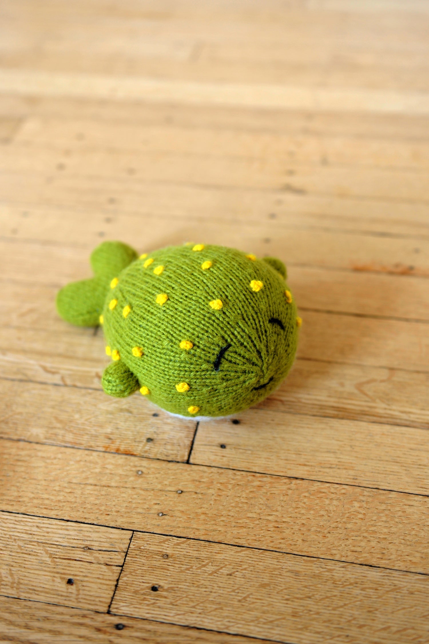 Knit Alpaca Stuffed Blowfish