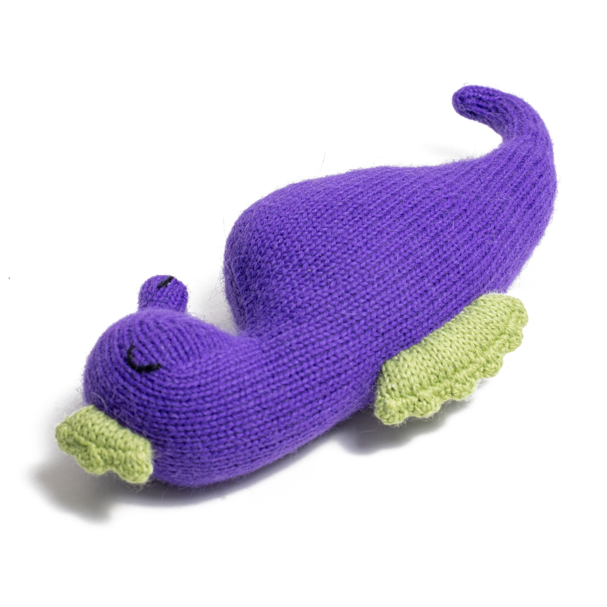 Knit Alpaca Stuffed Seahorse Toy