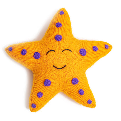 Knit Alpaca Stuffed Starfish