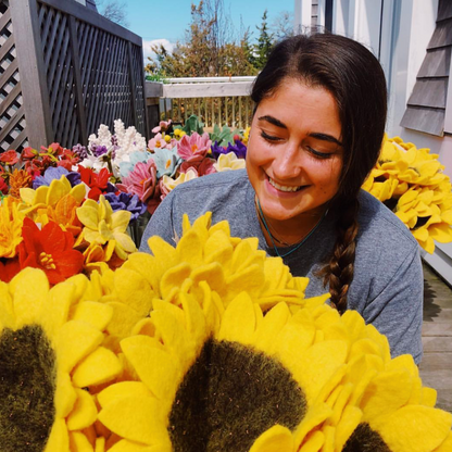 Felt Sunflower