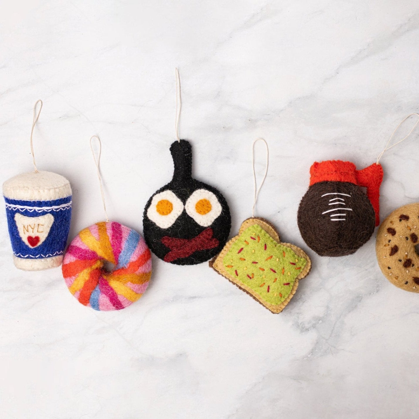Felt NYC Coffee Cup Ornament