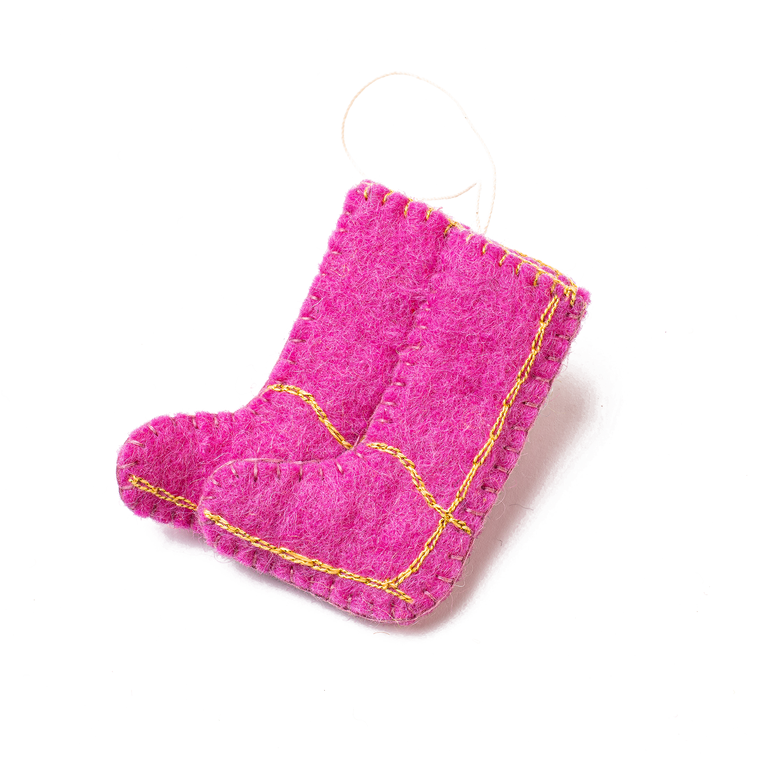 Felt Garden Boots Ornament