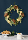 Felt Pinecone Wreath