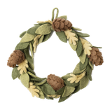 Felt Pinecone Wreath