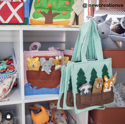 Noah's Ark Felt Puppet Bag