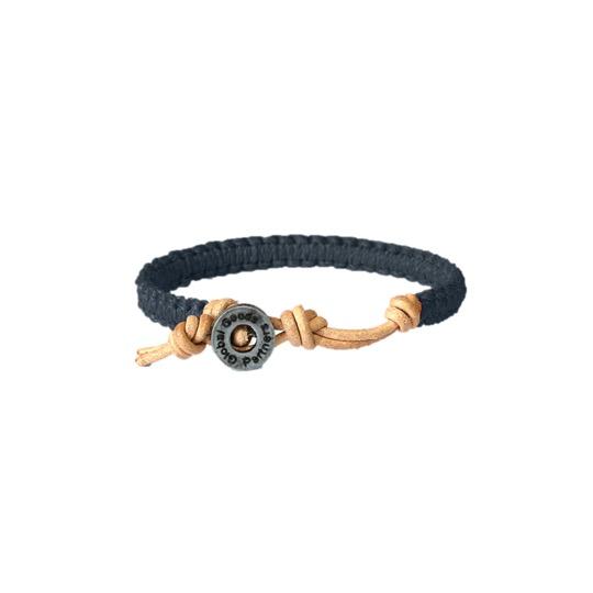 Diesel leather studded A-BAY bracelet men - Glamood Outlet