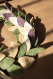 Felt Frost Harvest Wreath
