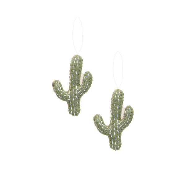 Cactus Ornaments - Set of 2